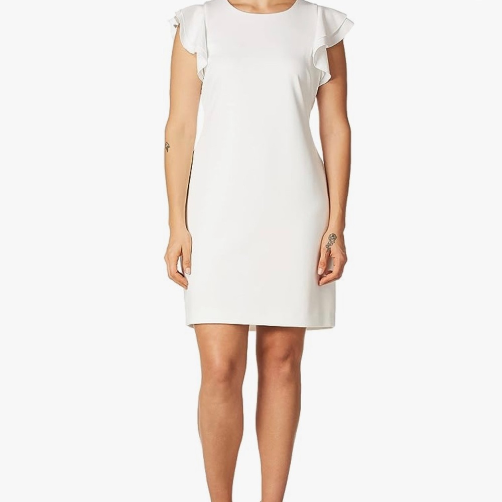 White Tommy Hilfiger size 8 short dress